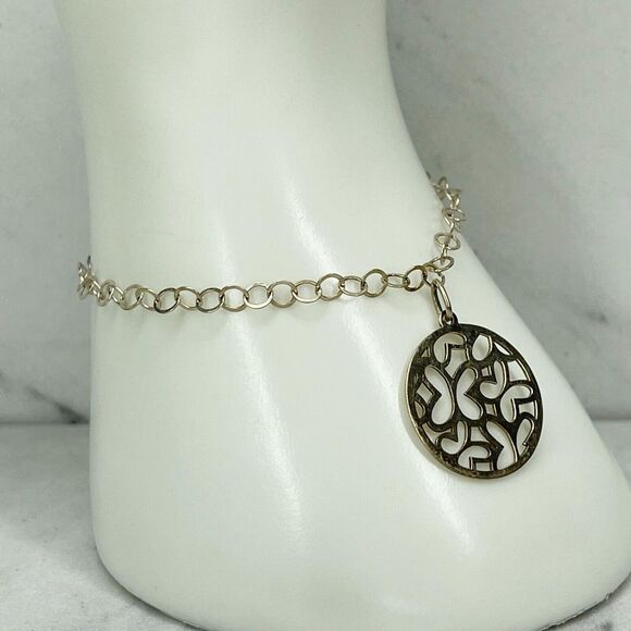 Mexico Sterling Silver 925 Butterfly Bracelet ✨ Chain Link Charm Delicate 🦋 - Picture 2 of 12